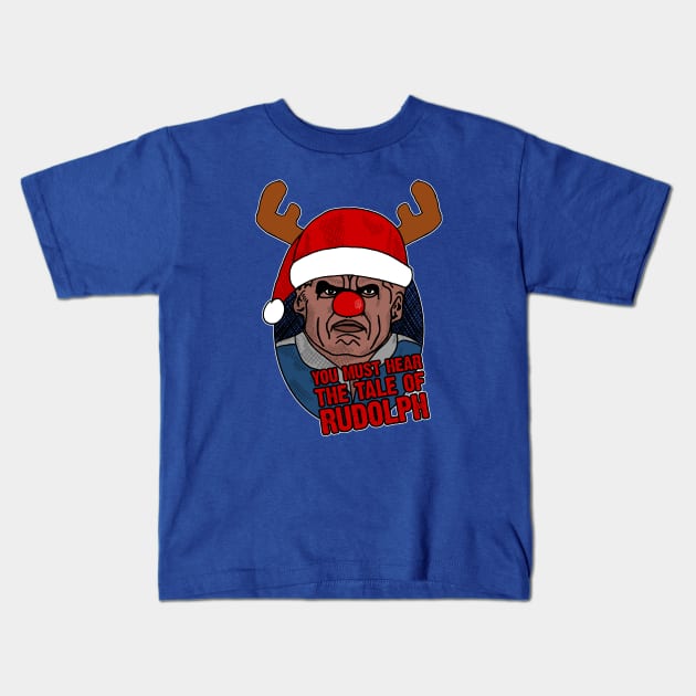 The Tale Of Rudolph Kids T-Shirt by TrulyMadlyGeekly